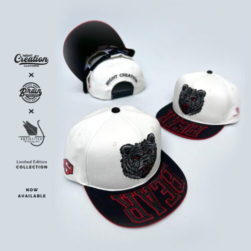 3D Sculpture Embroidery bear cap