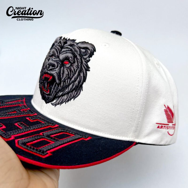 3D Sculpture Embroidery bear cap
