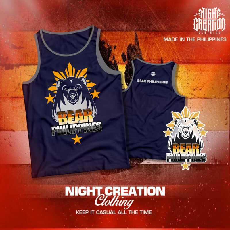 BEAR PHILIPPINES TANKTOPS NAVY BLUE - Image 4