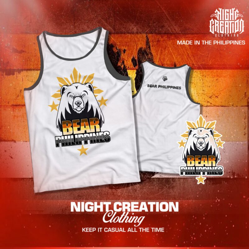 BEAR PHILIPPINES TANKTOPS WHITE - Image 3
