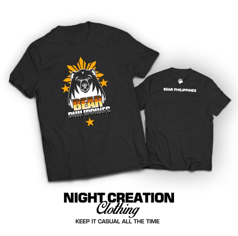 Bear Philippines Shirt Black - Image 2