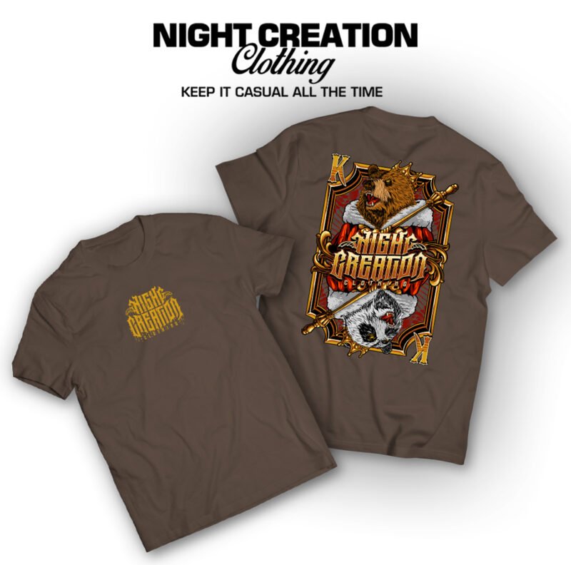 King Panda Bear Shirt Brown - Image 2