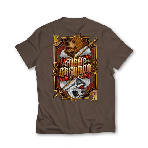 King Panda Bear Shirt Brown