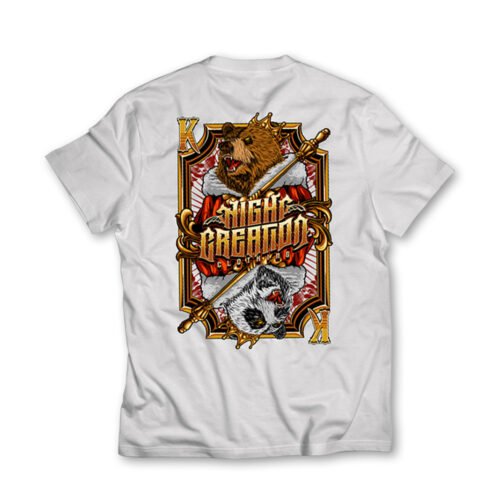 King Panda Bear Shirt White