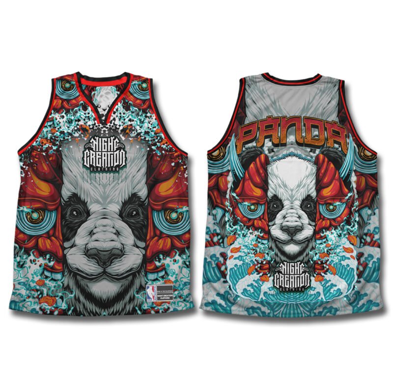 Oni Panda Square Mesh Jersey - Image 3