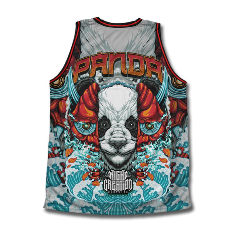 Oni Panda Square Mesh Jersey - Image 2